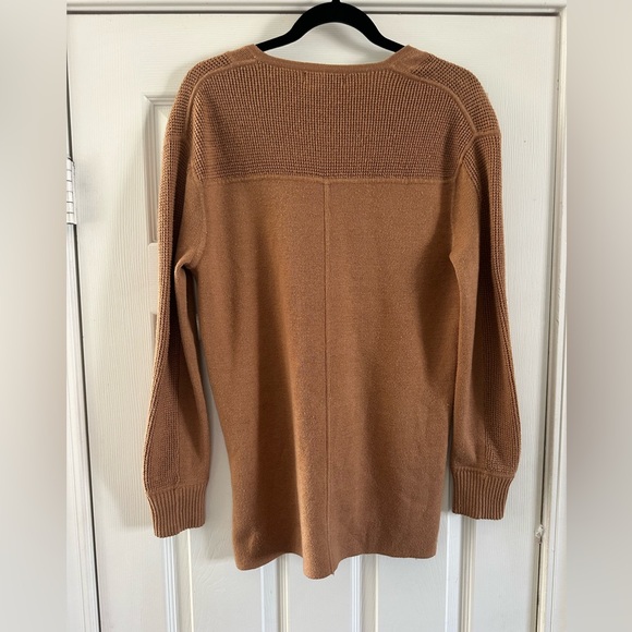 Thakoon tan brown Henley sweater size women’s small - Picture 6 of 7